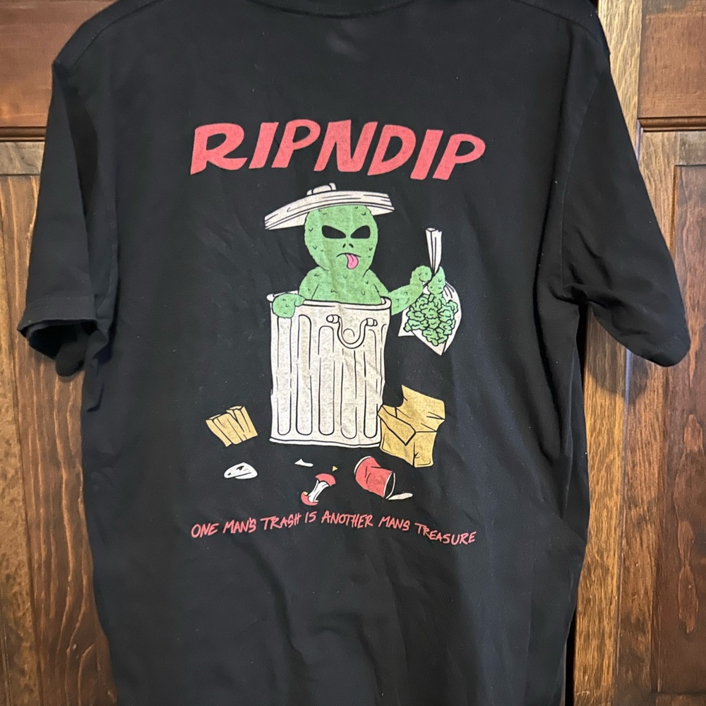 Ripndip Black T-Shirt with Unique Graphic